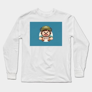 Gamers boy Long Sleeve T-Shirt